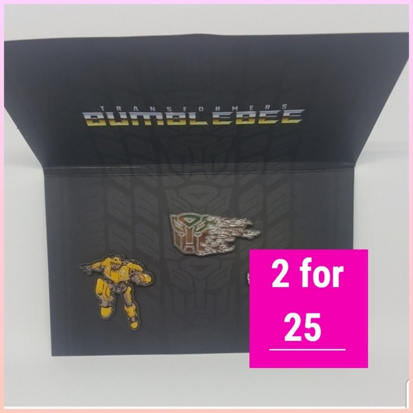 Loot Crate Other - 💜 New in package Transformers Bumblebee Pins